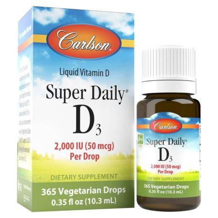 Carlson Labs Super Daily D3 365 Drops 10.3ml