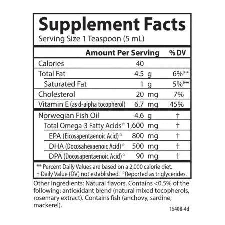 Carlson Labs The Very Finest Fish Oil 1,600mg