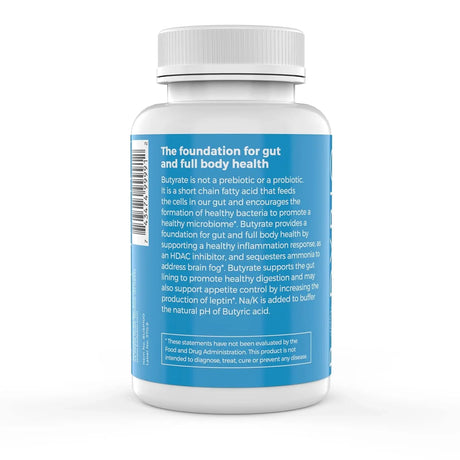 BodyBio/E-Lyte Sodium Butyrate 600 mg 100 caps