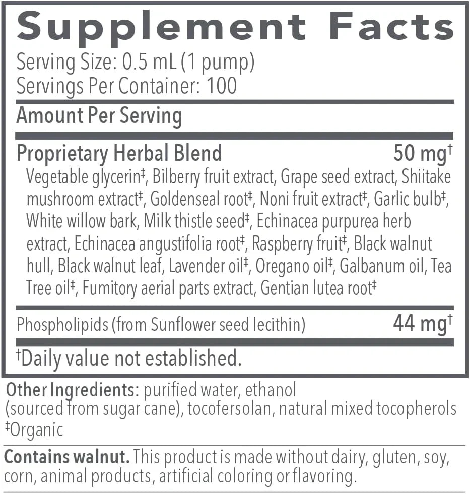 Biocidin Botanicals Biocidin®LSF - Broad-Spectrum Liposomal Formula - 50ml