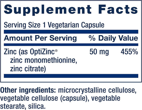 Life Extension Zinc Caps, High Potency, 50mg, 90 Capsules