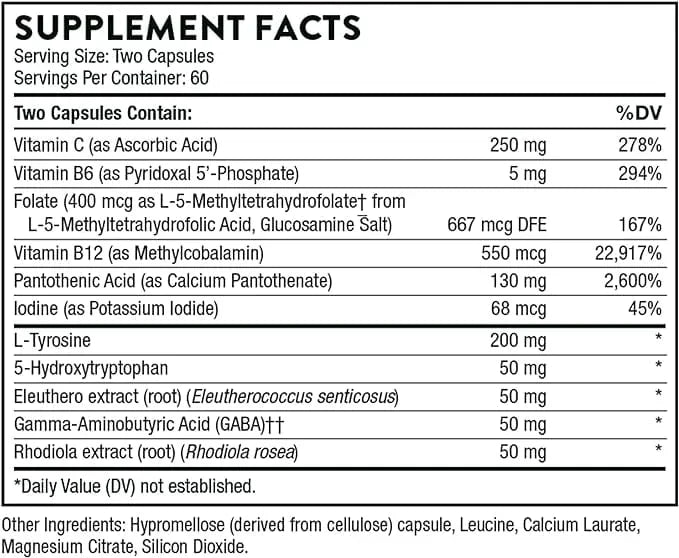 Thorne Research DEPROLOFT-HF (Mood Plus) 120 Capsules