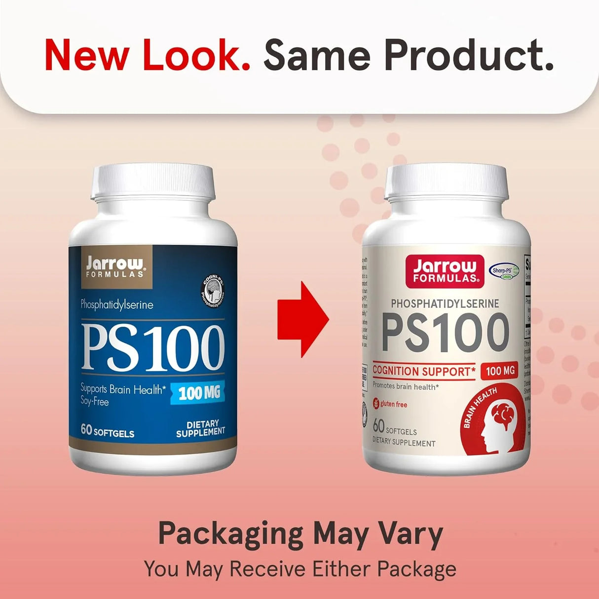 Jarrow Formulas Phosphatidylserine 100mg (PS100), 30 Softgels