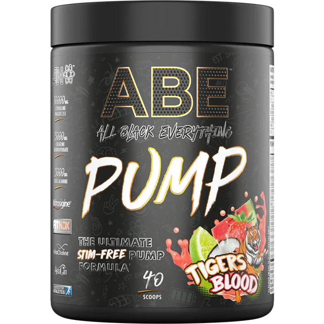 Applied Nutrition ABE (All Black Everything) PUMP Pre-Workout 500g Tigers Blood