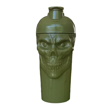 JNX Sports The Curse! Skull Shaker 700ml Military Green