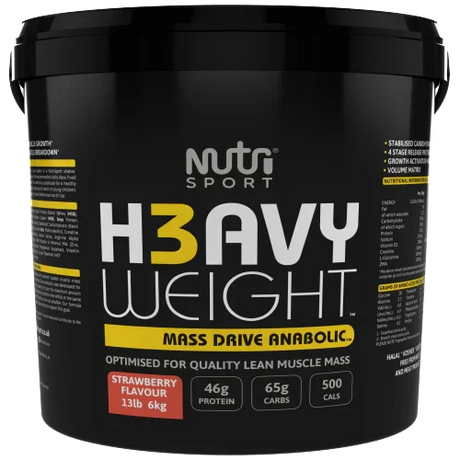 NutriSport H3avyweight Mass Drive Anabolic 1.5kg Banana