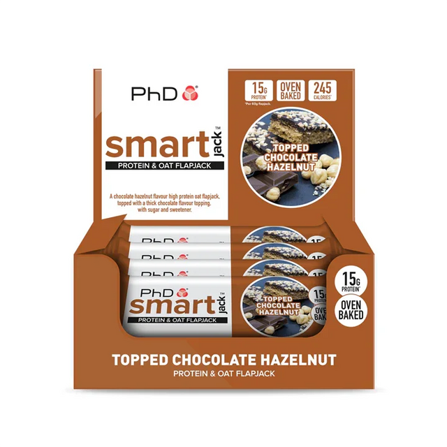 PhD Nutrition Smart Jack 12x60g Topped Chocolate Hazelnut