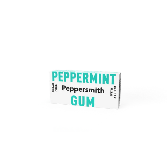 Peppersmith Chewing Gum 12x15g Peppermint
