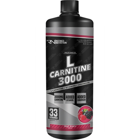 Refined Nutrition L-Carnitine 3000 500ml Fruit Punch