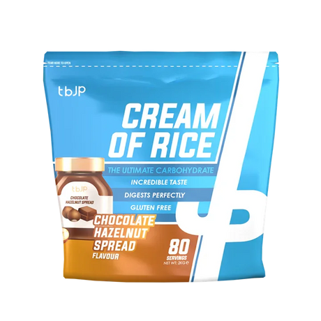 Trained By JP Cream Of Rice 2kg Chocolate Hazelnut