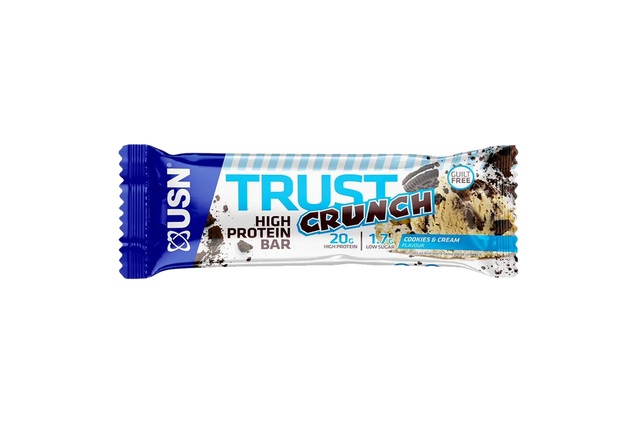 USN Trust Crunch Bars 12x60g Cookies & Cream
