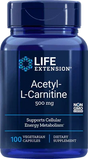 Acetyl-L-Carnitine 500 mg 100 veg caps - Life Extension - welzo