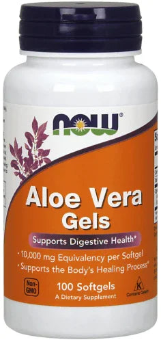 Aloe Vera Gels, 100 Softgels - Now Foods - welzo