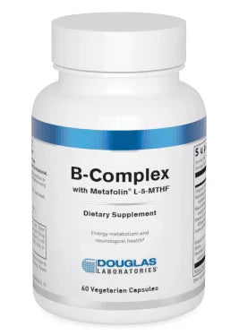B-Complex w / Metafolin L-5 MTHF - 60 veg caps - Douglas Labs - welzo