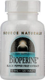 Bioperine - 10 mg - 120 Tablets - Source Naturals - welzo