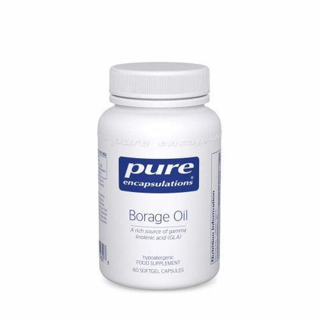 Borage Oil, 60 Softgels, Pure Encapsulations - welzo