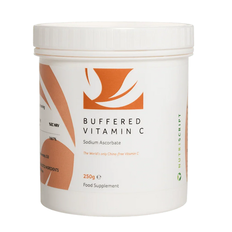 Buffered Vitamin C (Quali-C Sodium Ascorbate) 250g - Nutriscript - welzo
