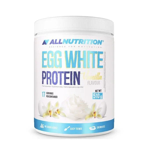 Allnutrition Egg White Protein, Vanilla - 510 grams