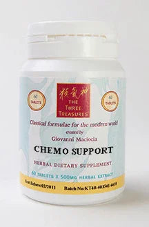 Chemo Support (60 x 500mg Tablets) - The Three Treasures - Giovanni Maciocia - welzo