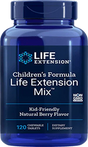 Children's Formula Life Extension Mix, Natural Berry Flavour, 120 Chewable Tablets - Life Extension - welzo
