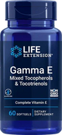 Gamma E Mixed Tocopherol/Tocotrienols - 60 softgels - Life Extension - welzo