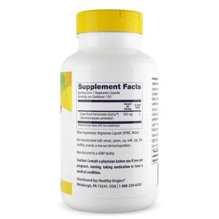 Healthy Origins Epicor 500 mg Veggie Capsules