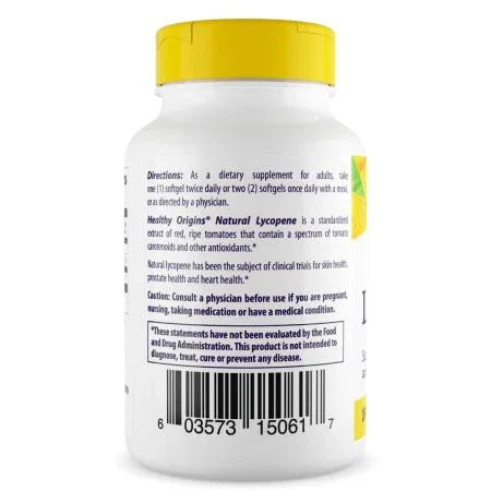 Healthy Origins Lycopene 15mg Softgels