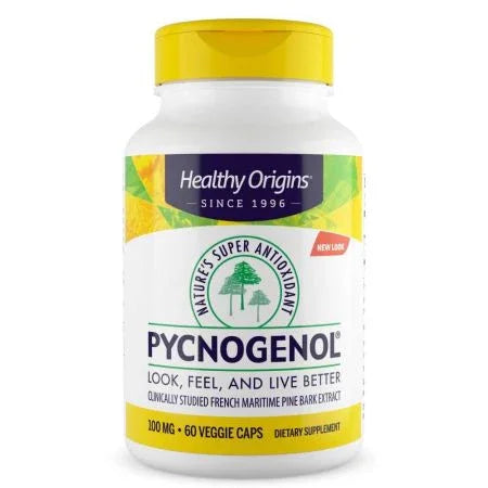 Healthy Origins Pycnogenol 100 mg Veggie Capsules