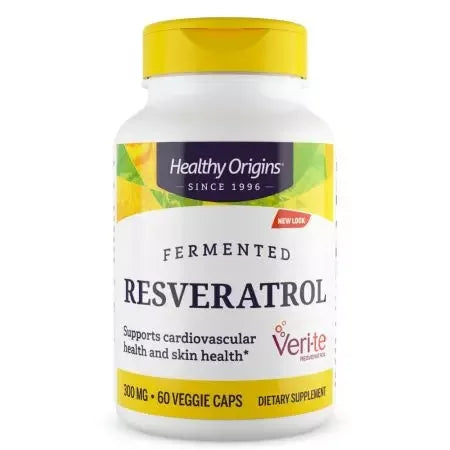 Healthy Origins Resveratrol 300mg Veggie Capsules