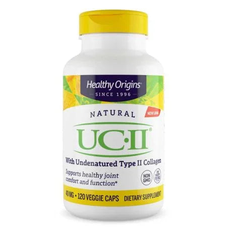 Healthy Origins UC II, Undenatured Type II Collagen 40mg Veggie Capsules