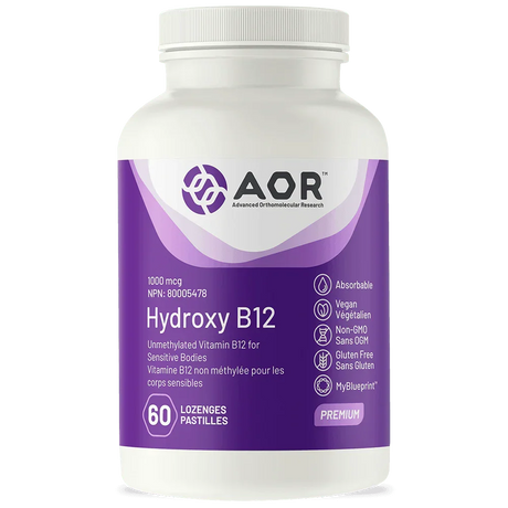 Hydroxy B12 - 60 Lozenges - AOR - welzo