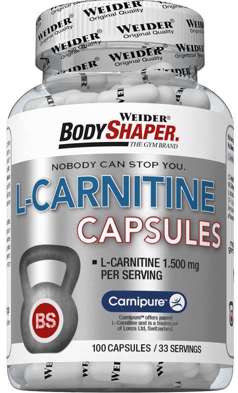 Weider L-Carnitine Capsules - 100 caps