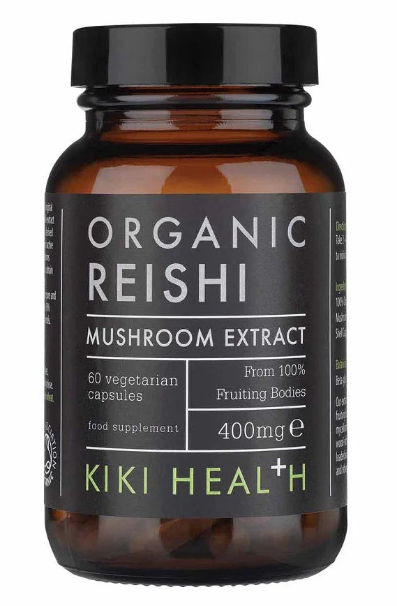 KIKI Health Reishi Extract Organic, 400mg - 60 vcaps