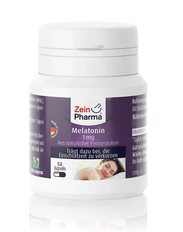 Zein Pharma Melatonin, 1mg - 50 caps