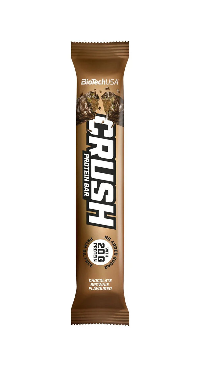 BioTechUSA Crush Bar, Chocolate Brownie - 12 x 64g