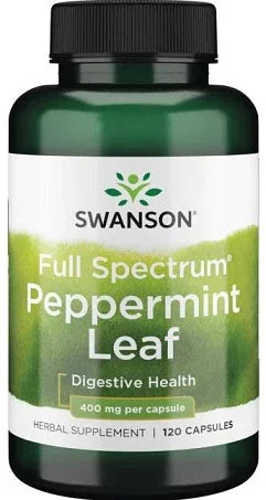 Swanson Full Spectrum Peppermint Leaf, 400mg - 120 caps