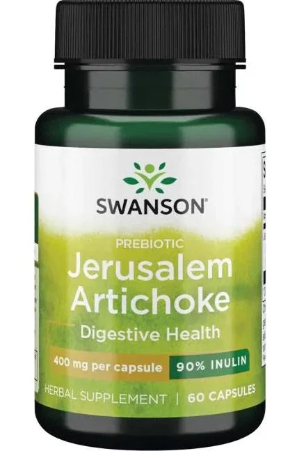 Swanson Prebiotic Jerusalem Artichoke, 400mg - 60 caps
