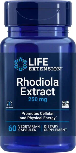 Life Extension Rhodiola Extract, 250mg - 60 vcaps