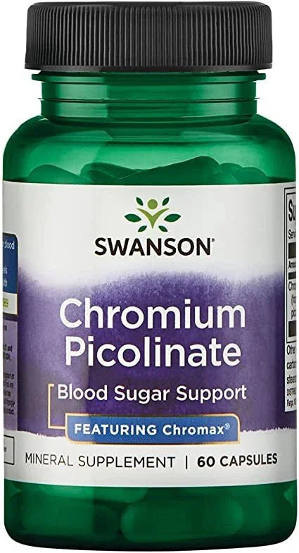 Swanson Chromium Picolinate Featuring Chromax, 200mcg - 60 caps