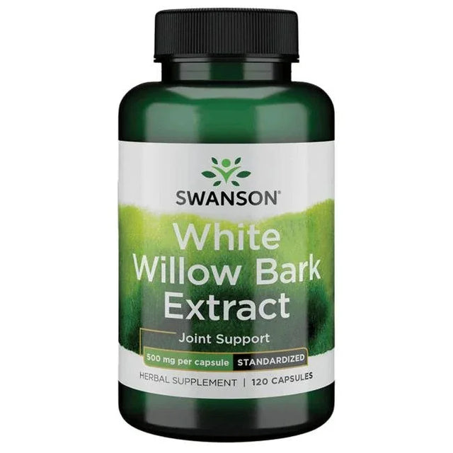 Swanson White Willow Bark Extract, 500mg - 120 caps
