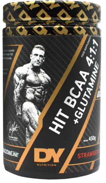 Dorian Yates HIT BCAA 4:1:1 + Glutamine, Strawberry - 450 grams