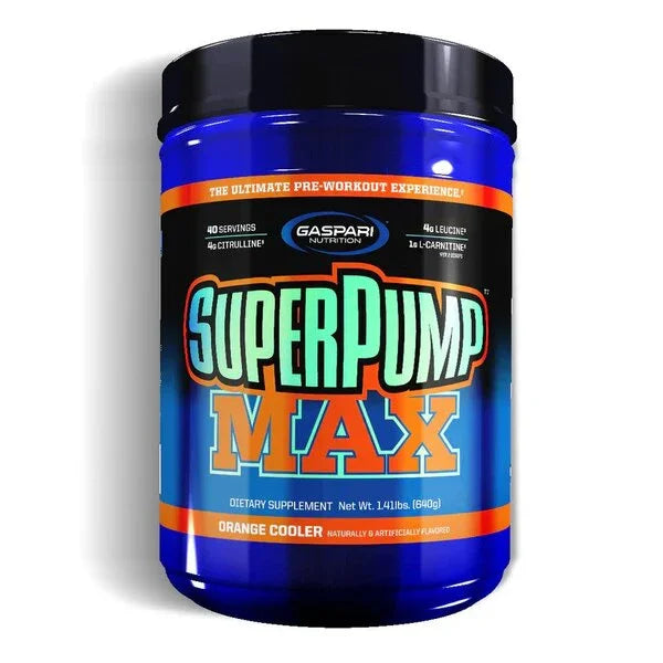 Gaspari Nutrition SuperPump MAX, Orange Cooler - 640 grams