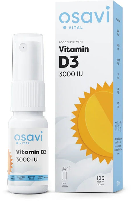 Osavi Vitamin D3 Oral Spray, 3000IU - 12.5 ml.