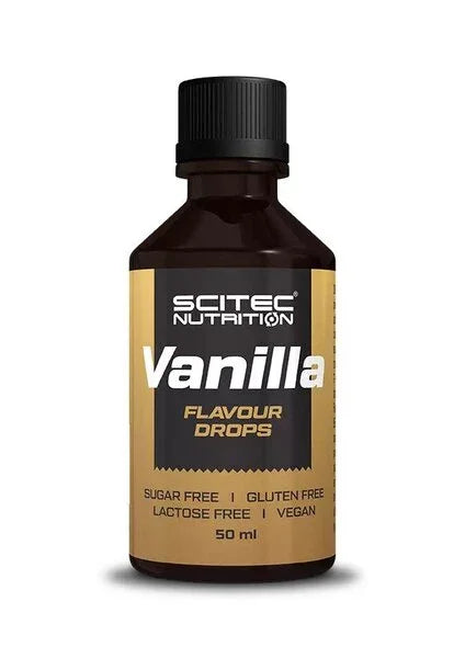 SciTec Flavour Drops, Vanilla - 50 ml.
