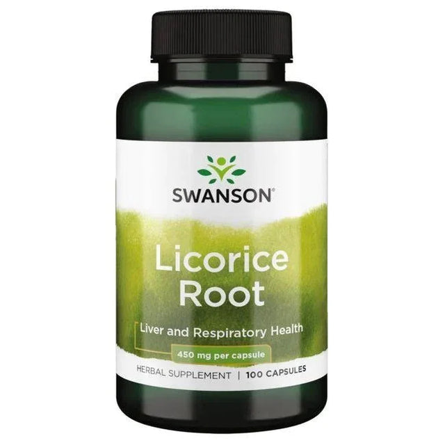 Swanson Licorice Root, 450mg - 100 caps