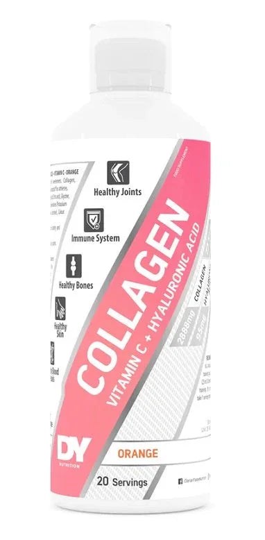 Dorian Yates Liquid Collagen + Vitamin C + Hyaluronic acid, Orange - 500 ml.