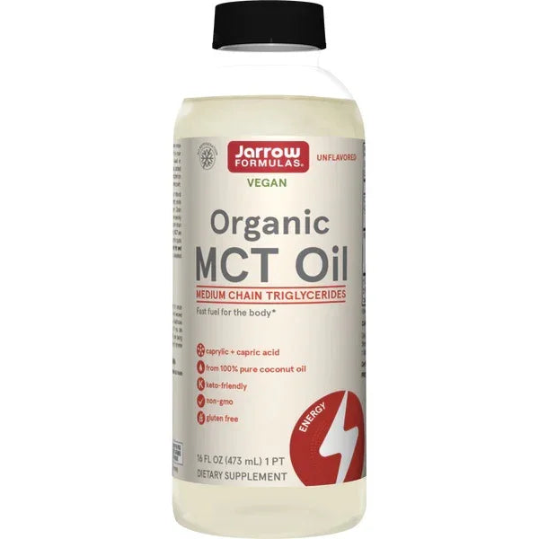 Jarrow Formulas Organic MCT Oil, Unflavored - 473ml.