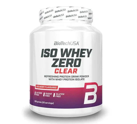 BioTechUSA Iso Whey Zero Clear, Red Berry - 500 grams