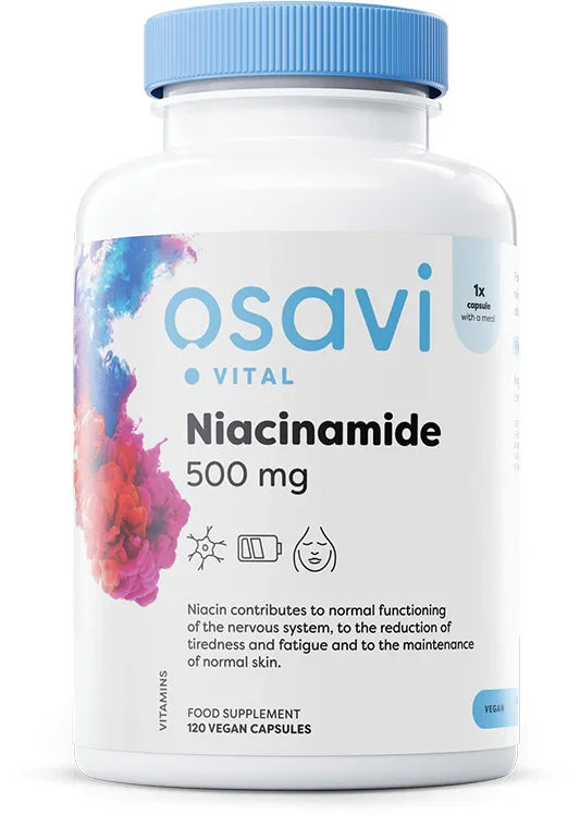 Osavi Niacinamide, 500mg - 120 vegan caps