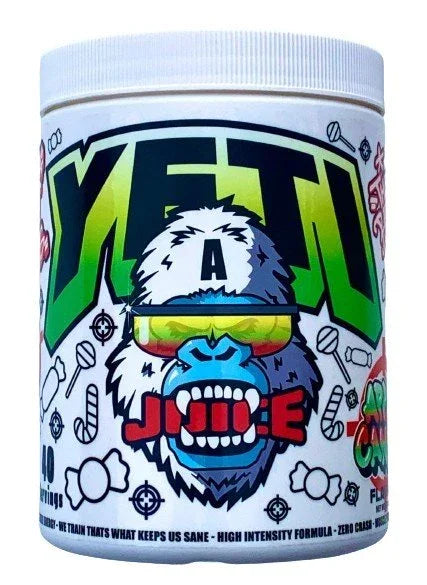 Gorillalpha Yeti Juice, Apple Candy - 480 grams